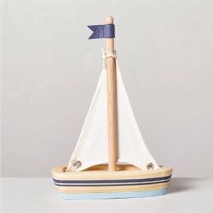 NWT Hearth & Hand with Magnolia Wood Sailboat